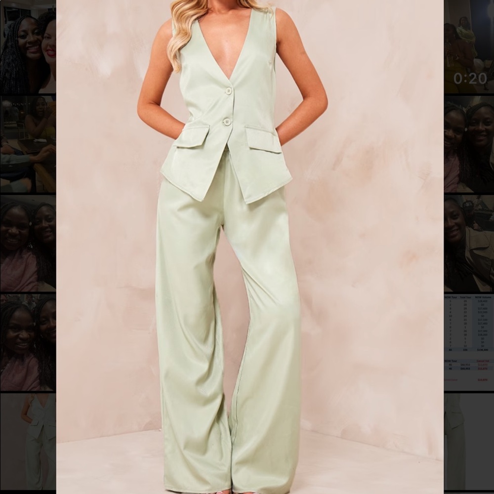 Sage Vest Jumpsuit | BRAND NEW!